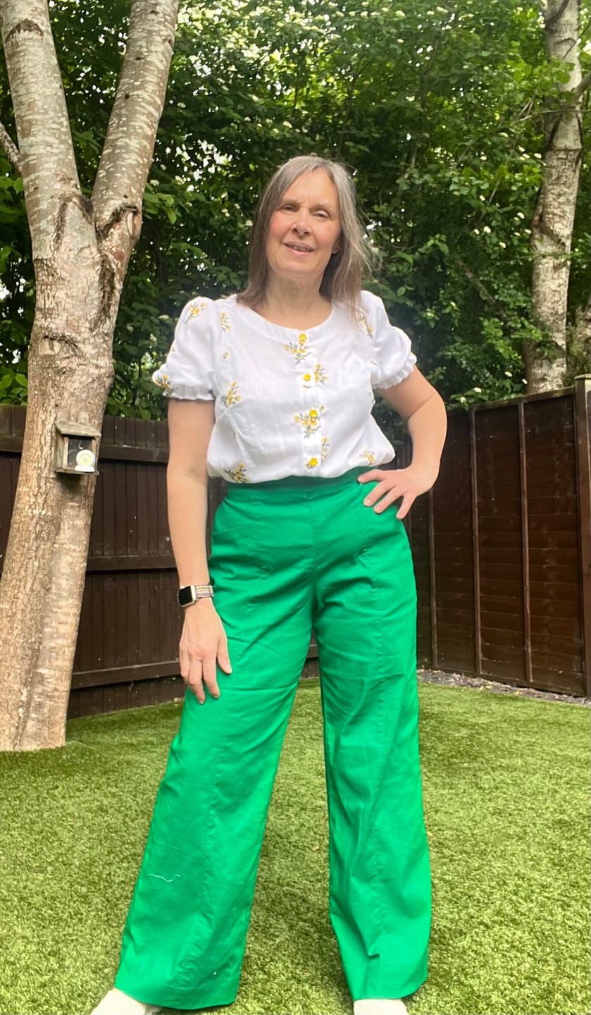 Customer photo review of Plain Cotton Linen Blend Fabric