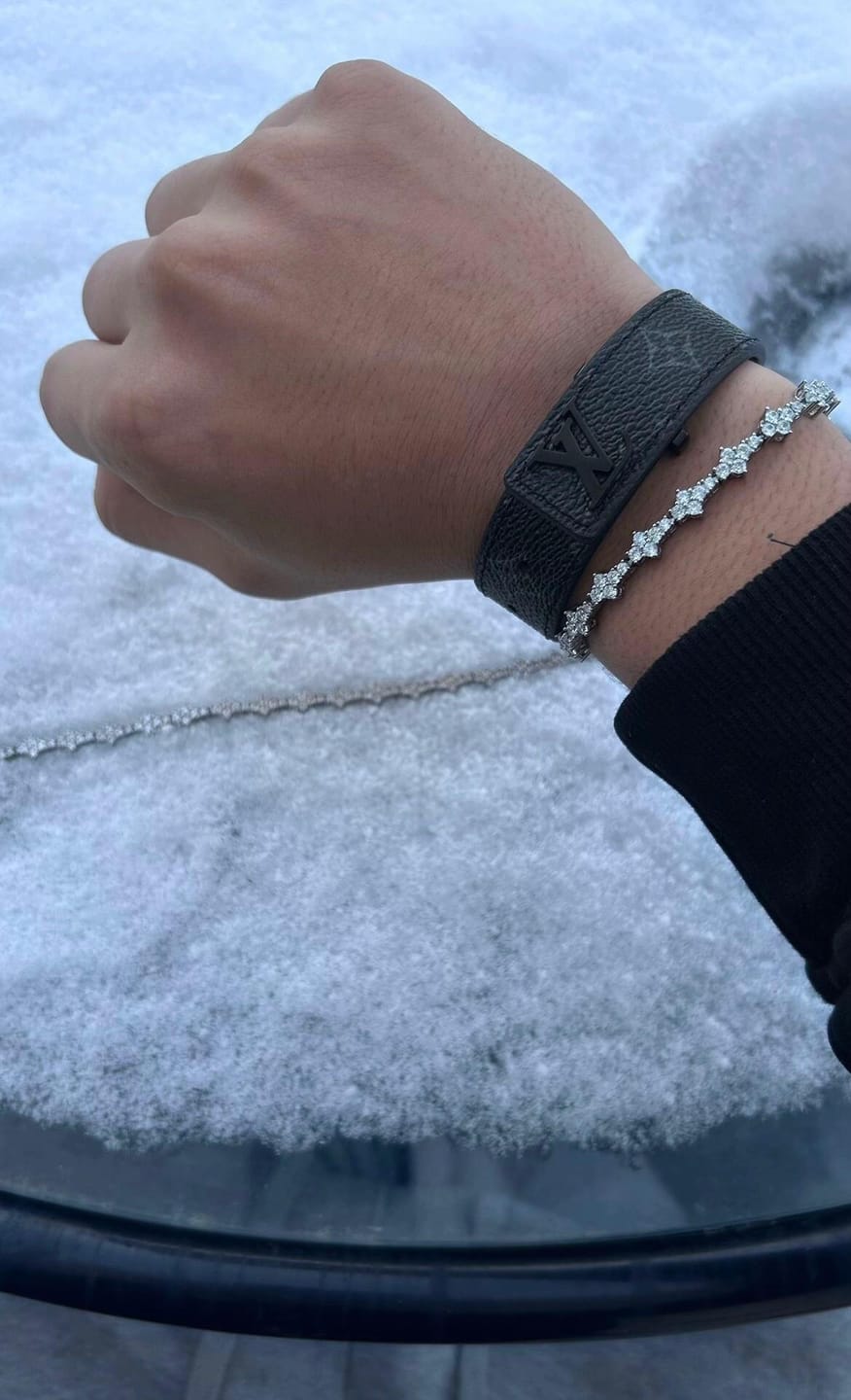 Customer photo review of Honeycomb Bracelets