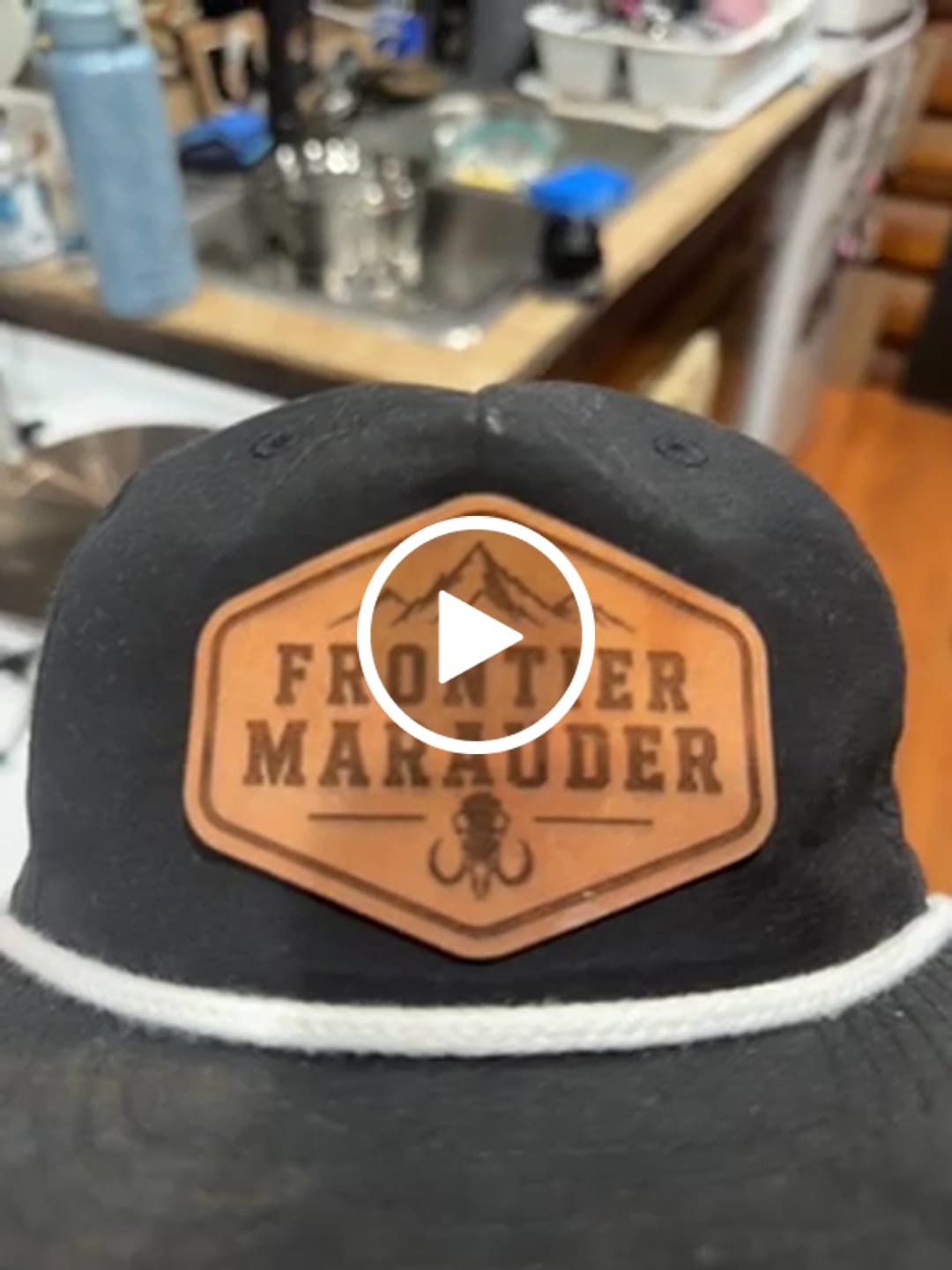Customer video review of Custom Leather Patch Rope Hat - Richardson 256 UMPQUA