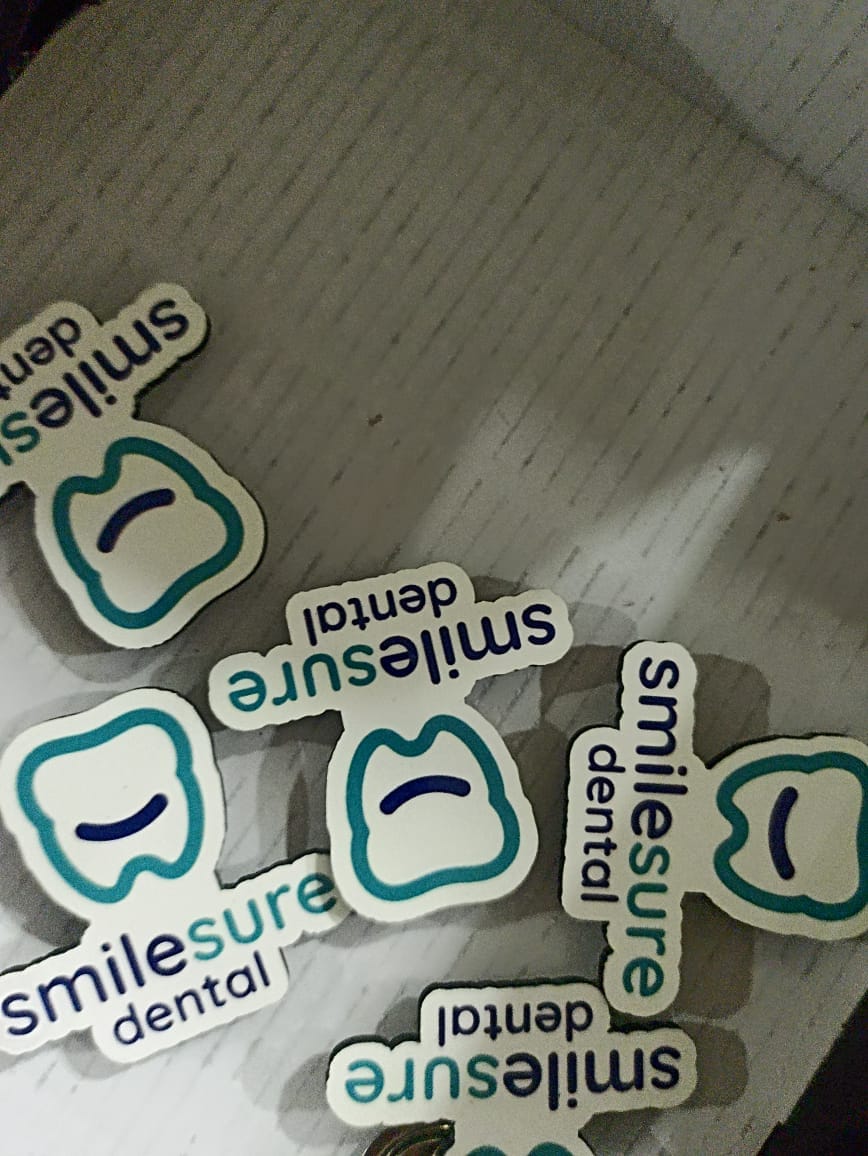 Customer photo review of Customized Magnetic Badge | Wear Your Brand | PrintMine.in