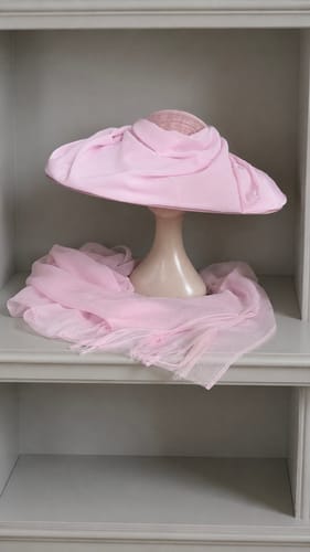 Customer photo review of UK Made Sinamay Wide Down Brim Hat Base 48x42cm - HA098