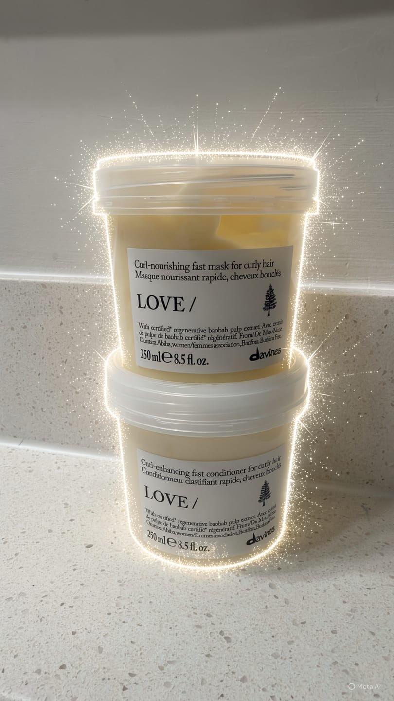 Customer photo review of LOVE CURL Mask