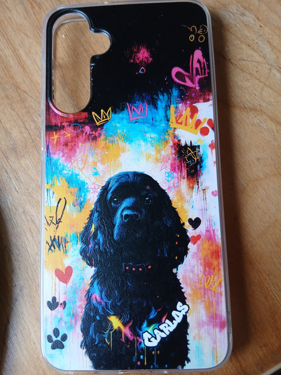Customer photo review of Personalisierte Handyhülle - Graffiti