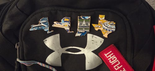Customer photo review of DFW Airport Pin – Dallas/Fort Worth International Airport, Texas