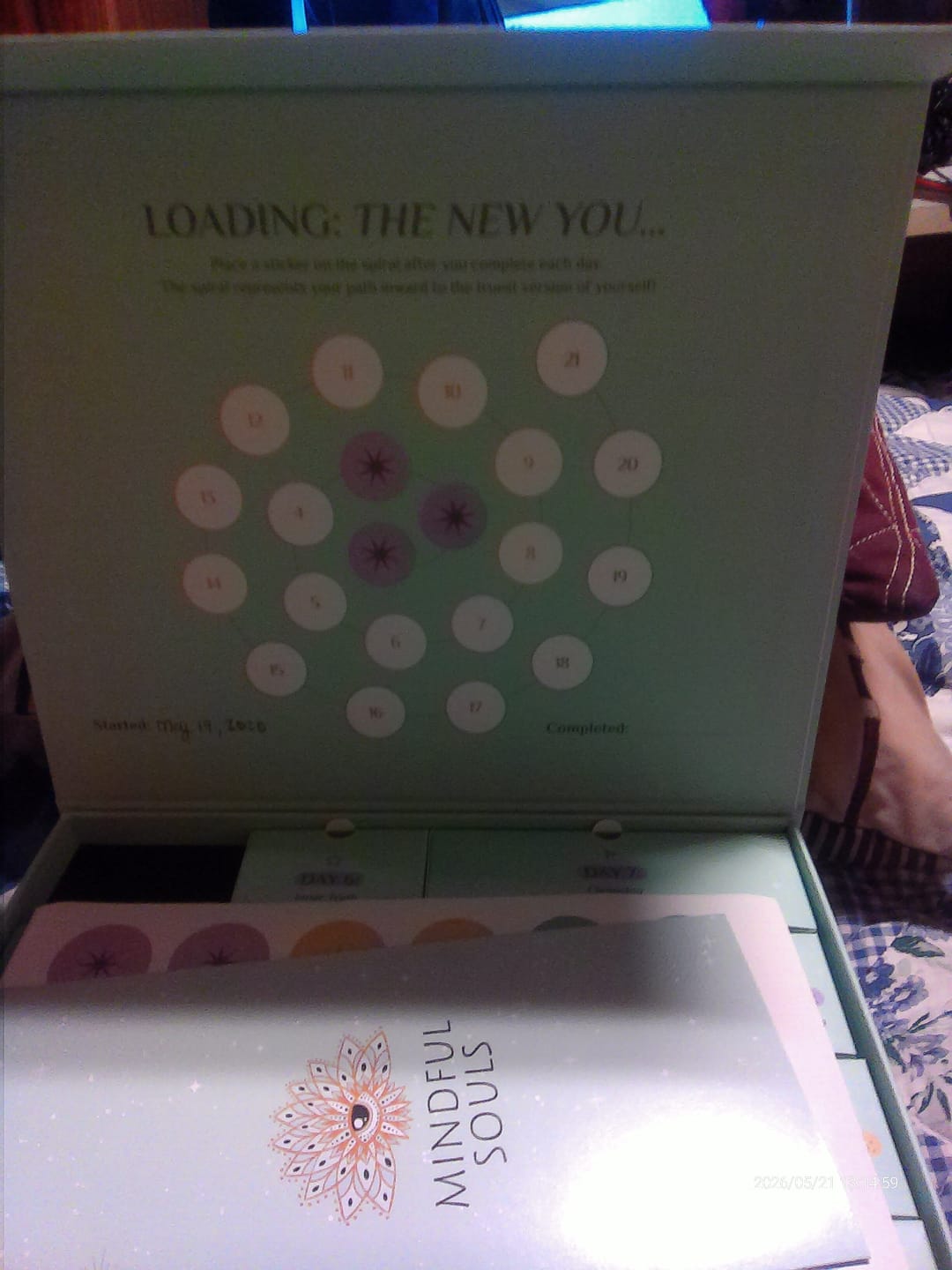 Customer photo review of 21 Days of Transformation — A Guided Ritual Experience