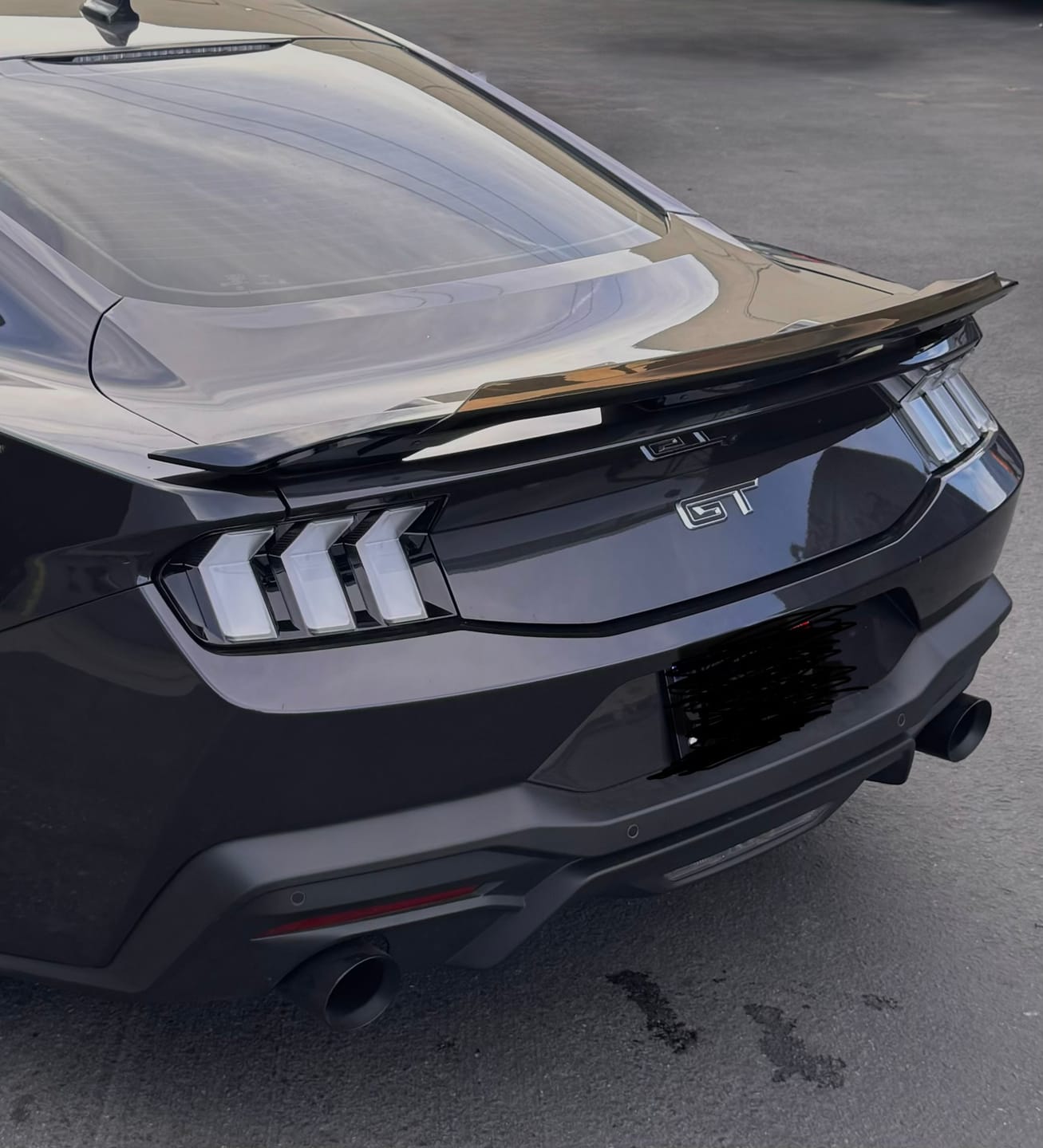 Customer photo review of 2024-2026 Mustang S650 Euro Style Taillights Amber Turn Signal Sequential
