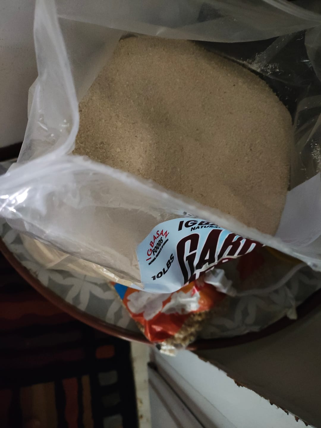 Customer photo review of Ijebu Garri - 10lb
