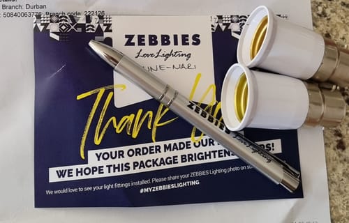Customer photo review of ES & E27 Globes to BC & B22 Globes Adaptor