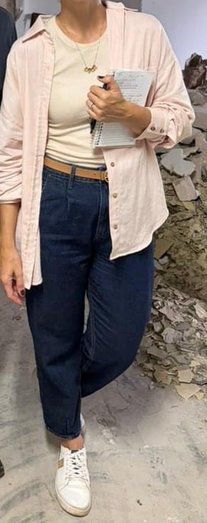 Customer photo review of Camisa Cupuaçu Rosa Claro