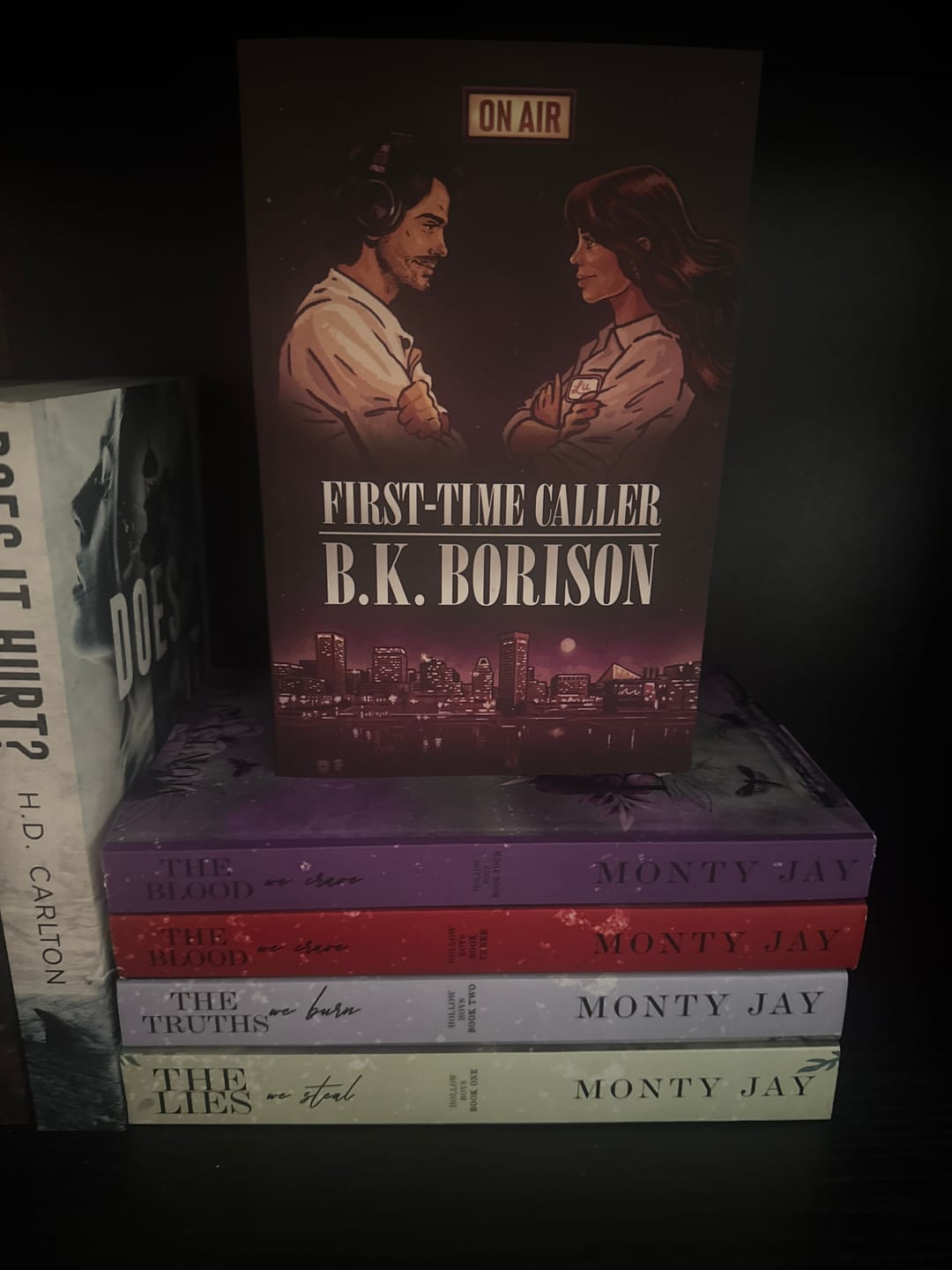 Customer photo review of First-Time Caller by B.K. Borison