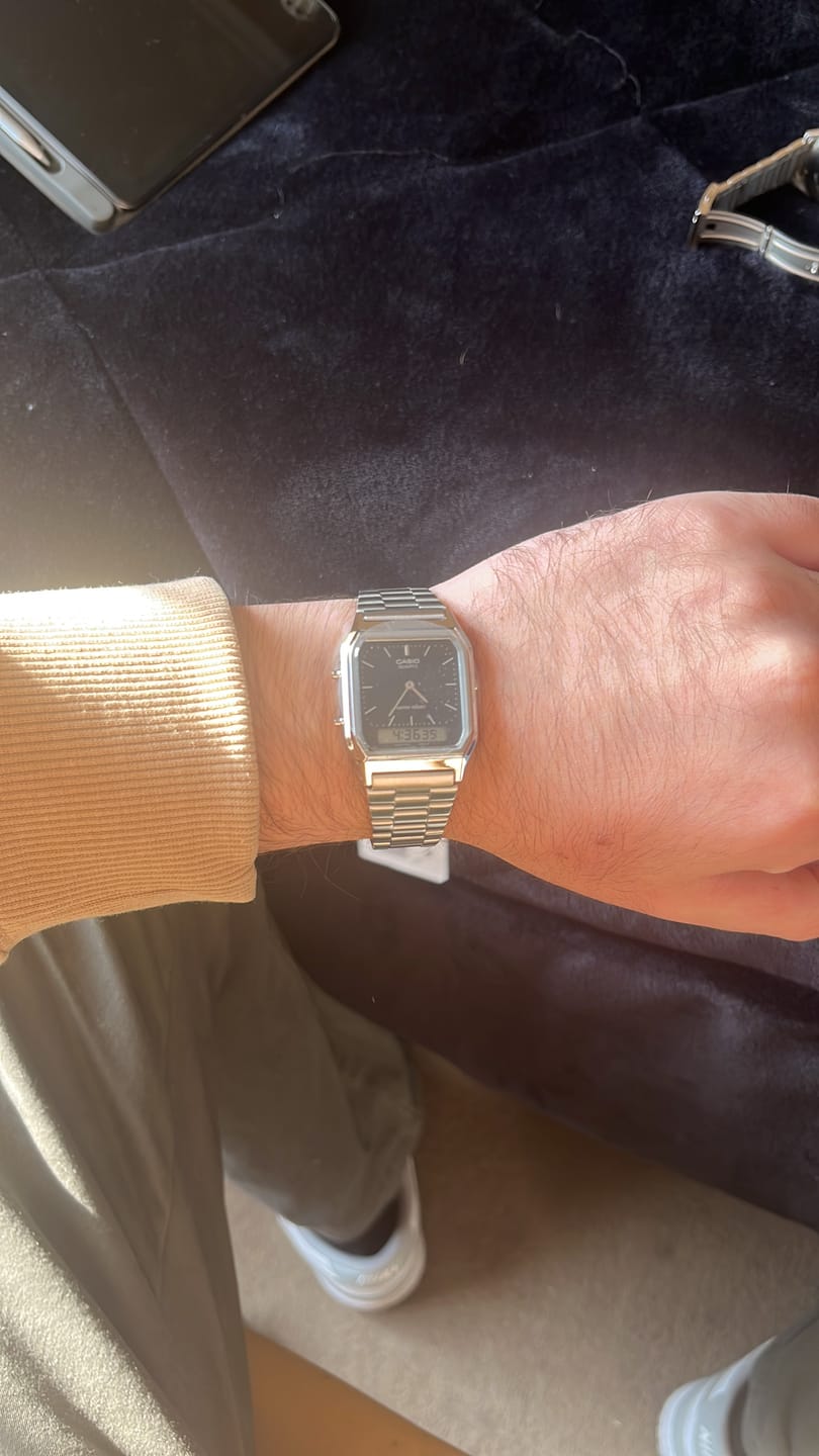 Customer photo review of Reloj Casio Vintage AQ-230A-1DMQ Dial Negro