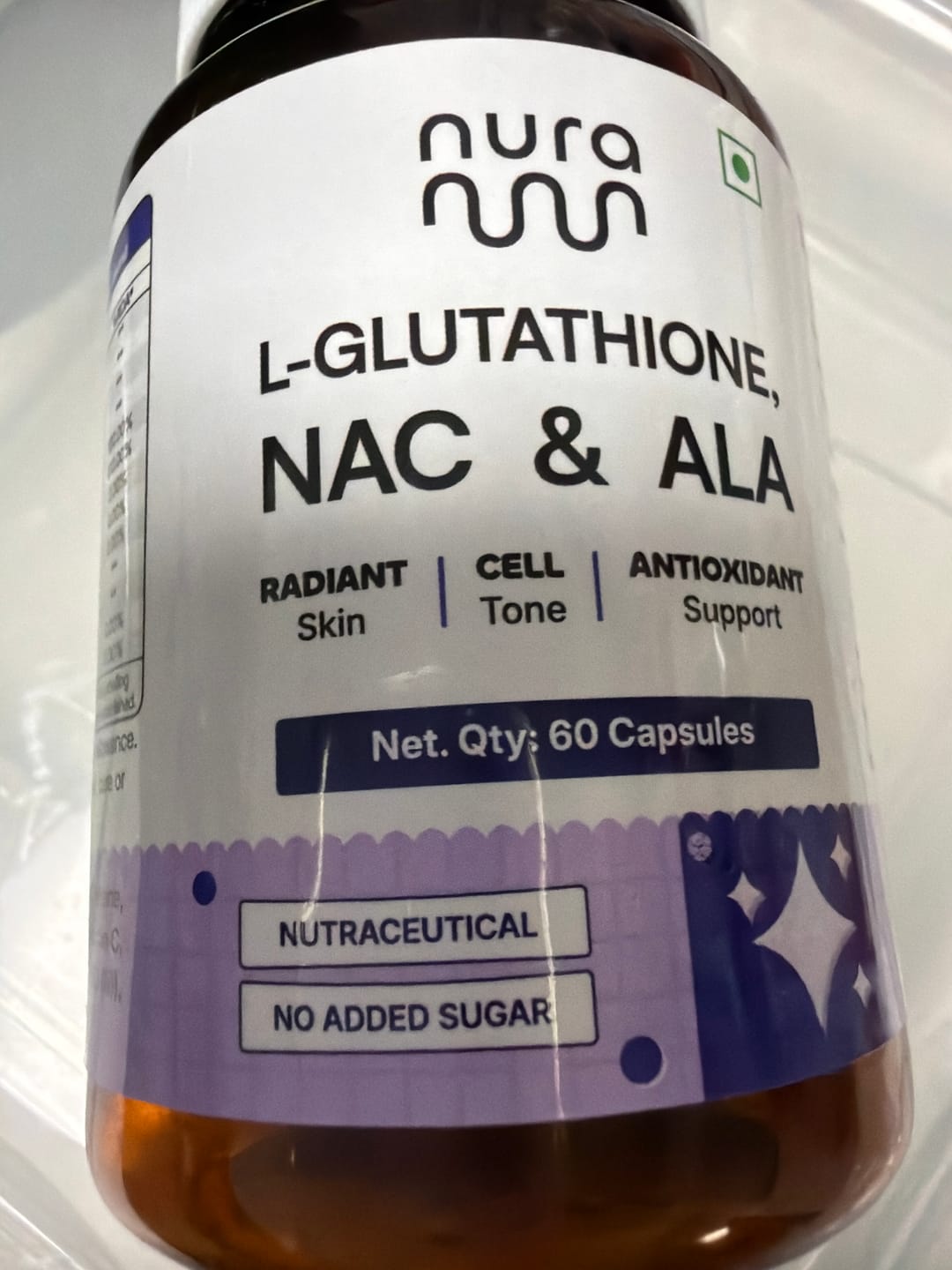 Customer photo review of L-グルタチオン & α-リポ酸 & ビタミンC サプリ