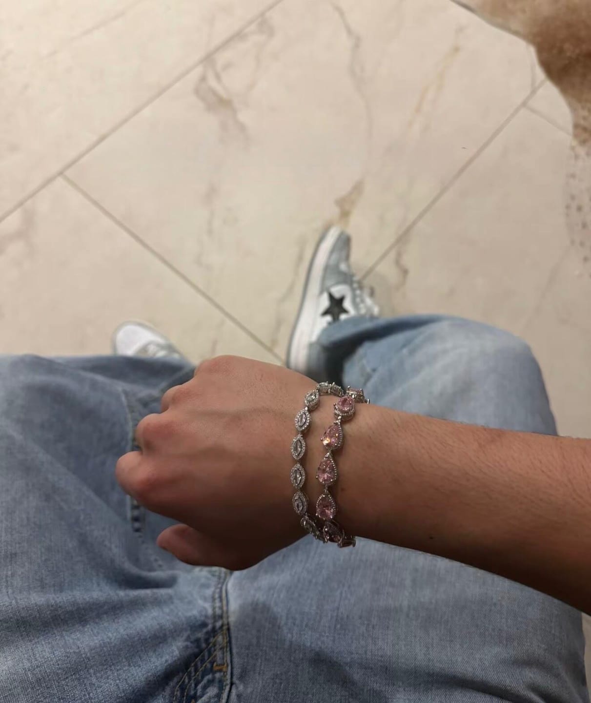 Customer photo review of Angel Eyes Bracelets