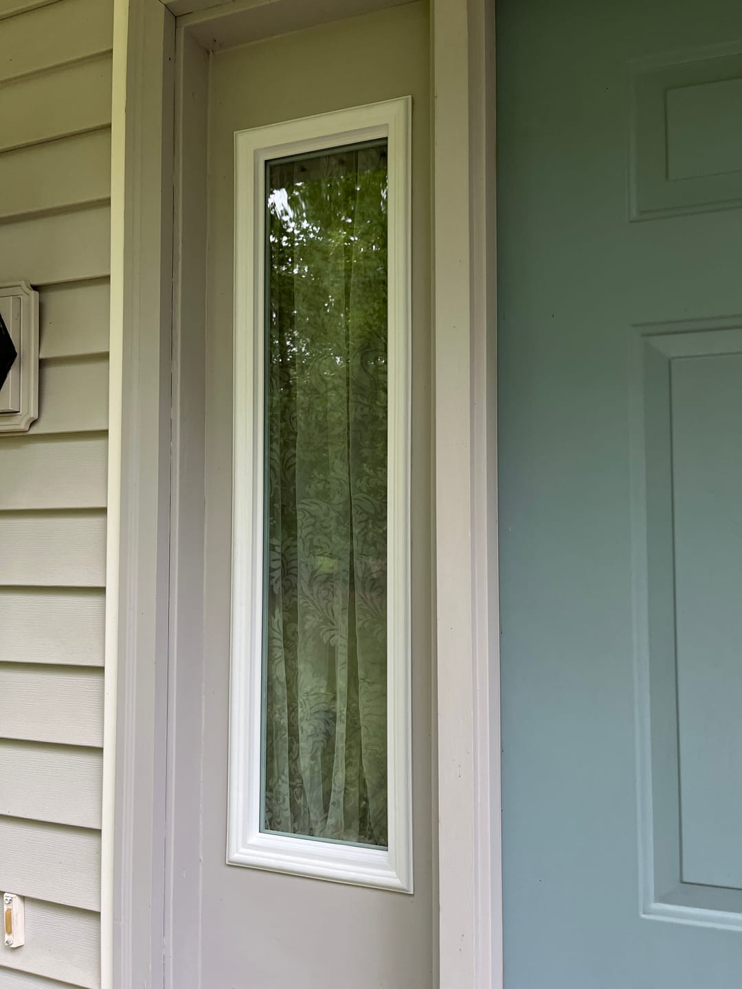 Customer photo review of Clear 1 Lite Glass and Frame Kit (Half Sidelite)