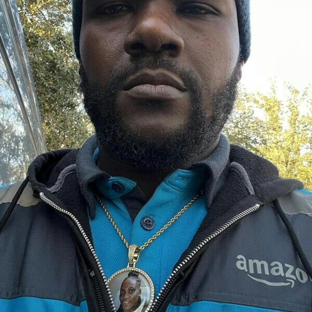 Customer photo review of Medallion Photo Necklace With Picture Inside – From Son or Daughter – Custom Personalized Pendant