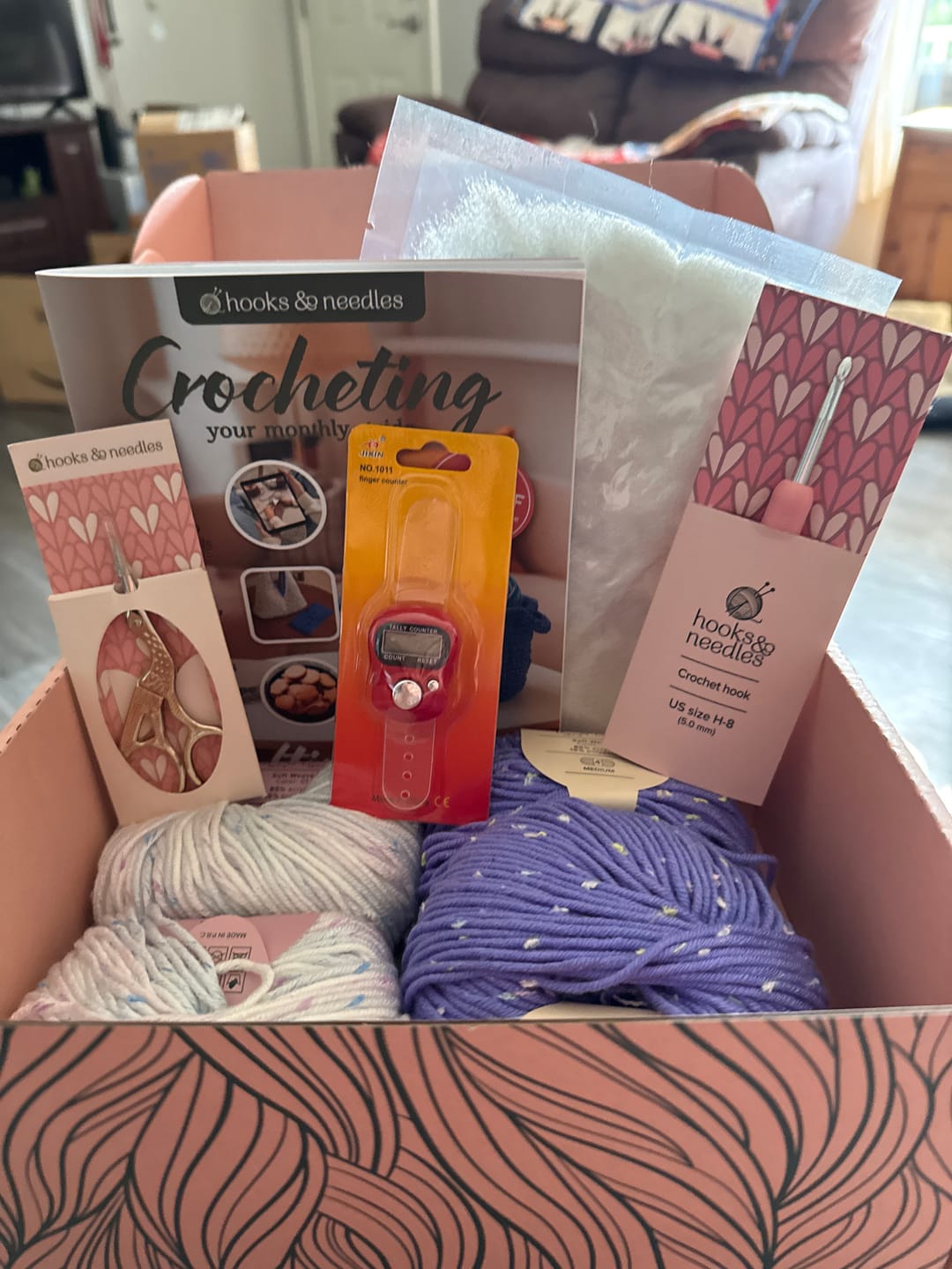 Customer photo review of Hooks & Needles Subscription Box