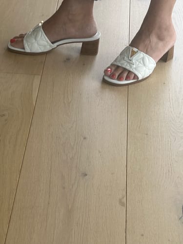 Customer photo review of LV Neo Revival Mule 55mm White Lambskin