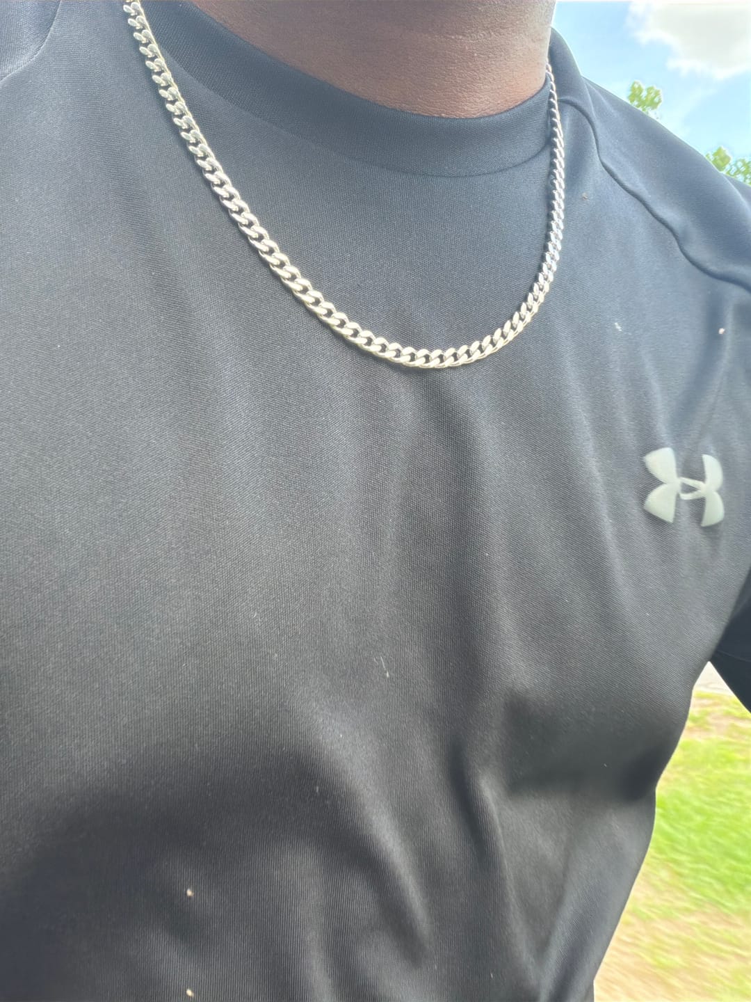 Customer photo review of 5mm Cuban Link Chain