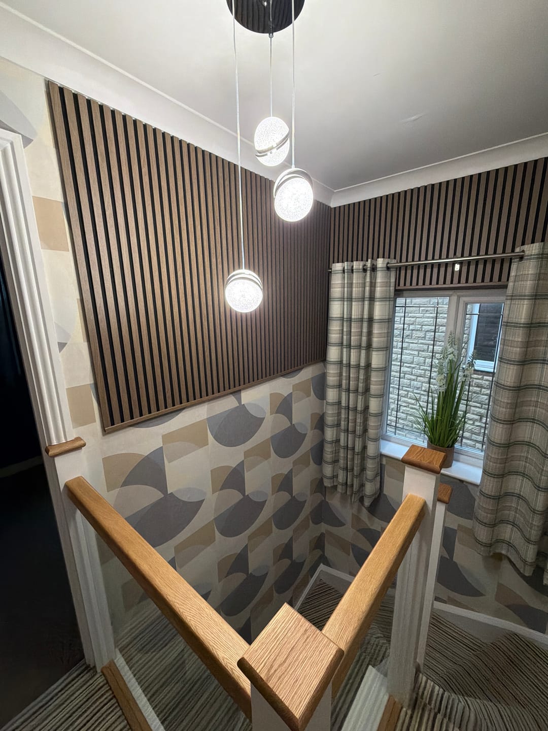 Customer photo review of Premium Acoustic Slatted Wall Panel (Multiple Colours)