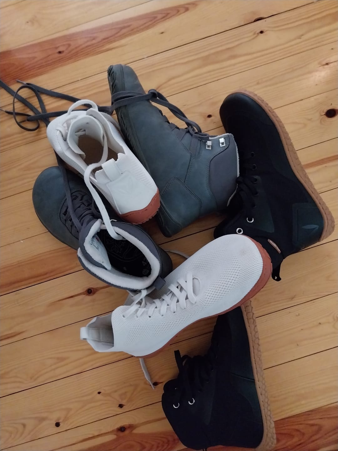 Customer photo review of Vaistoa Tuohi 2 -paljasjalkaretkeilykengät