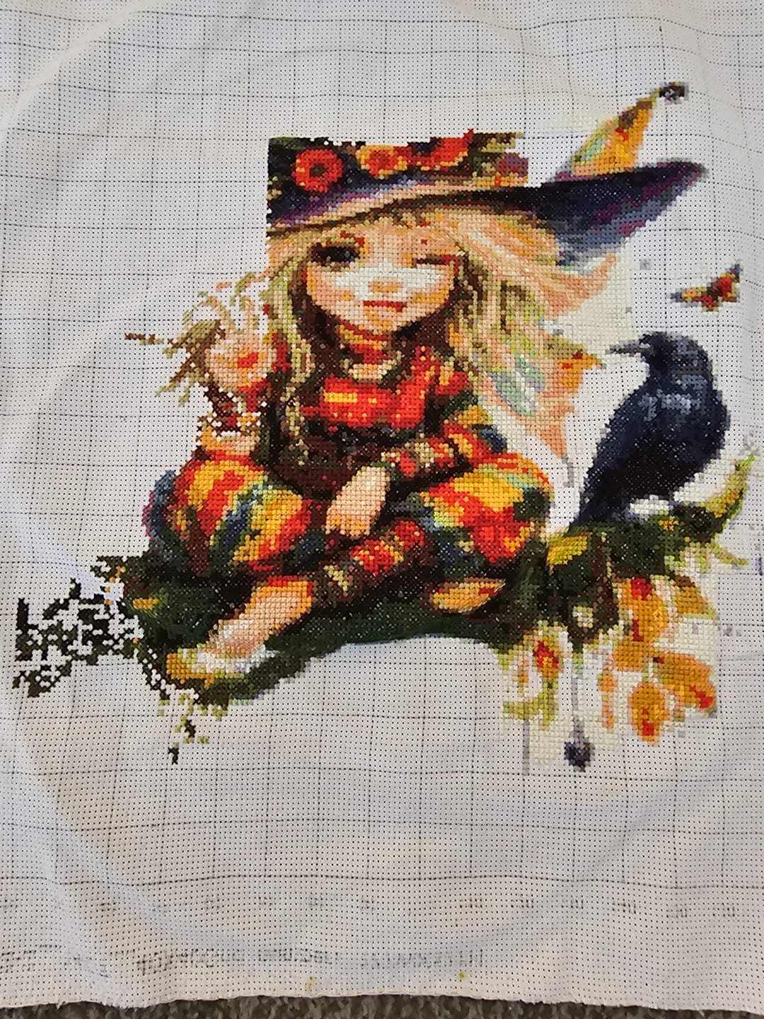 Customer photo review of Custom Cross Stitch Kit