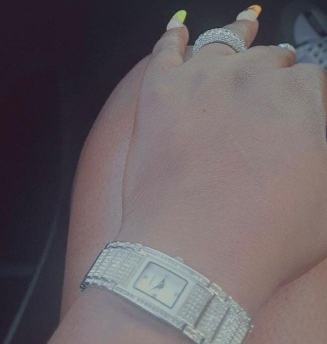 Customer photo review of Multi Crystal Rings