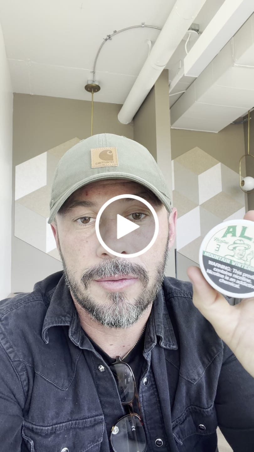 Customer video review of Mountain Wintergreen Nicotine Pouches
