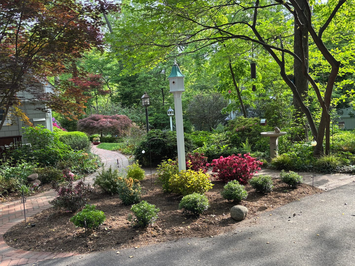Customer photo review of Bell Hex Copper Roof  Birdhouse