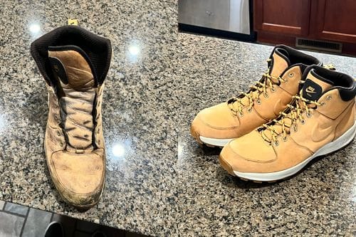 Customer photo review of Just Suede
