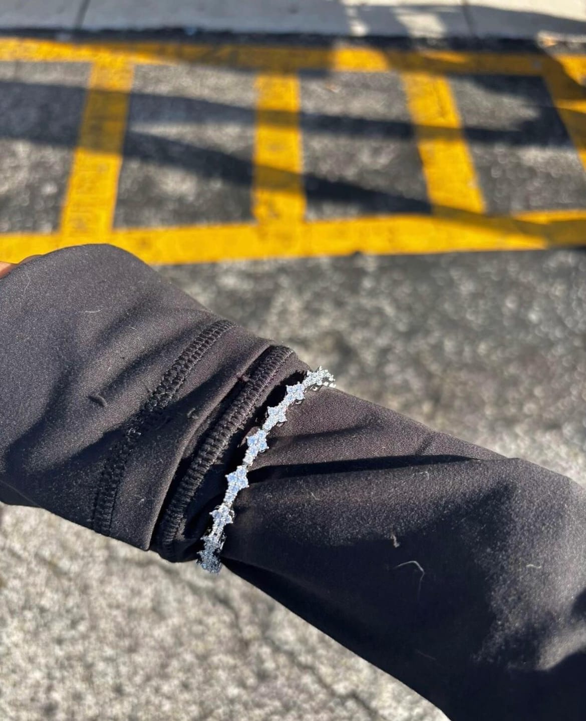 Customer photo review of Honeycomb Bracelets