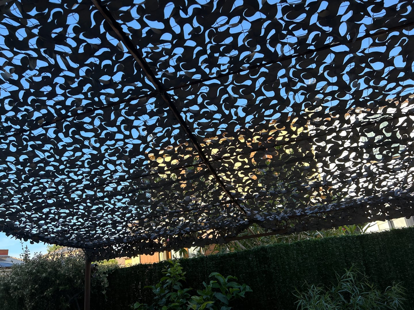 Customer photo review of Filet de camouflage renforcé gris