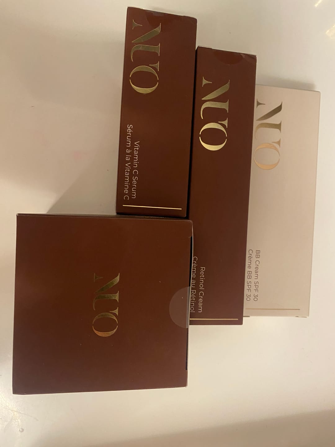 Customer photo review of Set Ser cu Vitamina C, Crema cu Retinol, Crema cu Mucina de Melc si BB Cream (4 produse)