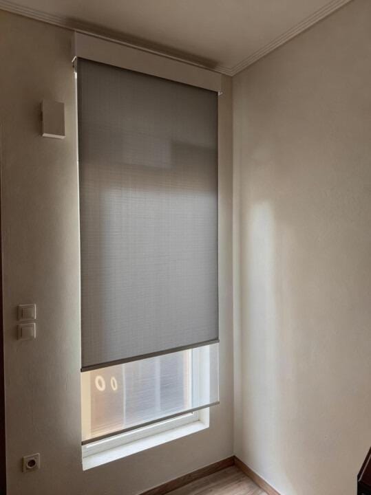 Customer photo review of Smart Motorized Dual Shades – Light Filtering & Blackout