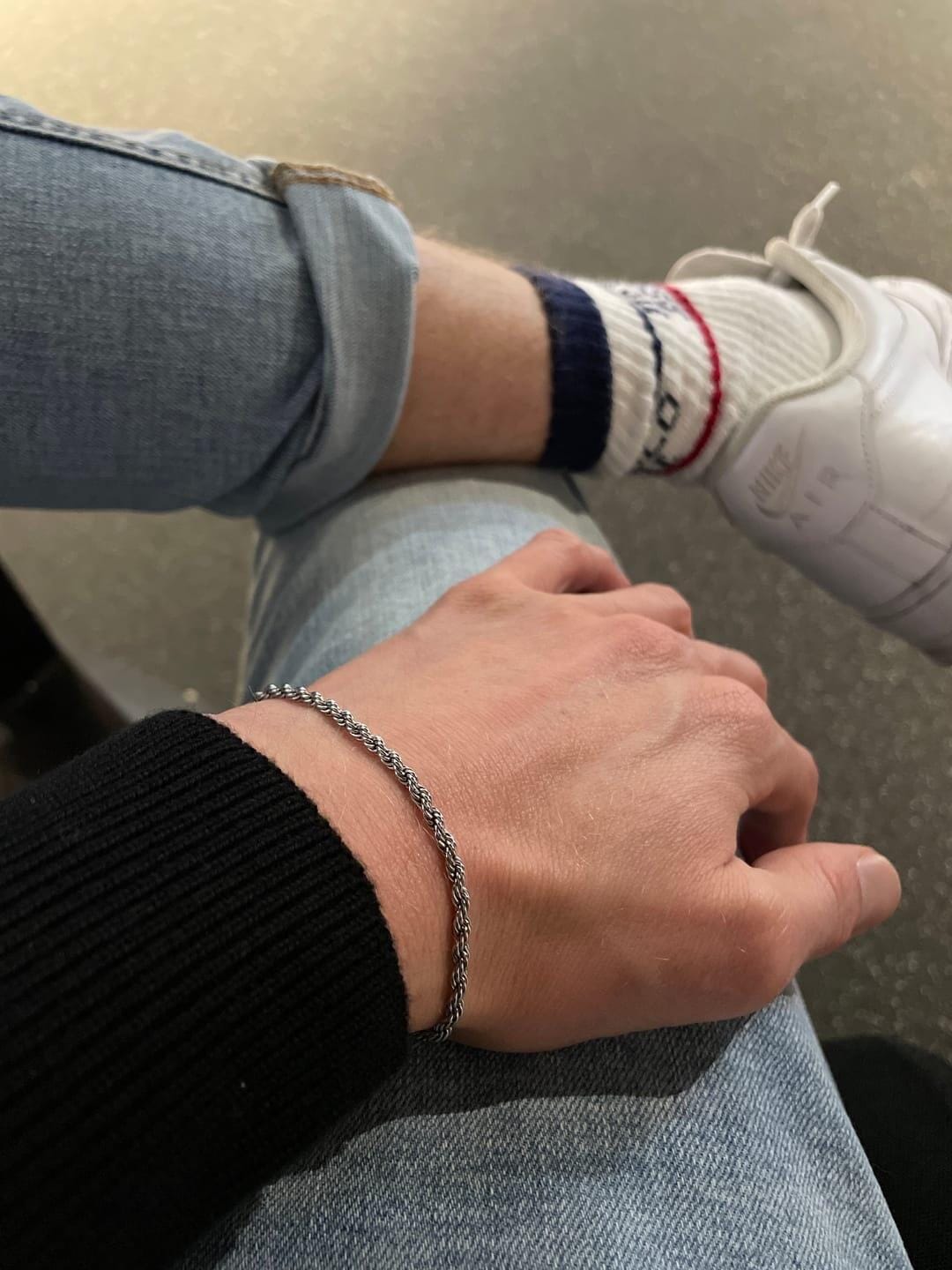 Customer photo review of Rope Bracelets 2-6MM