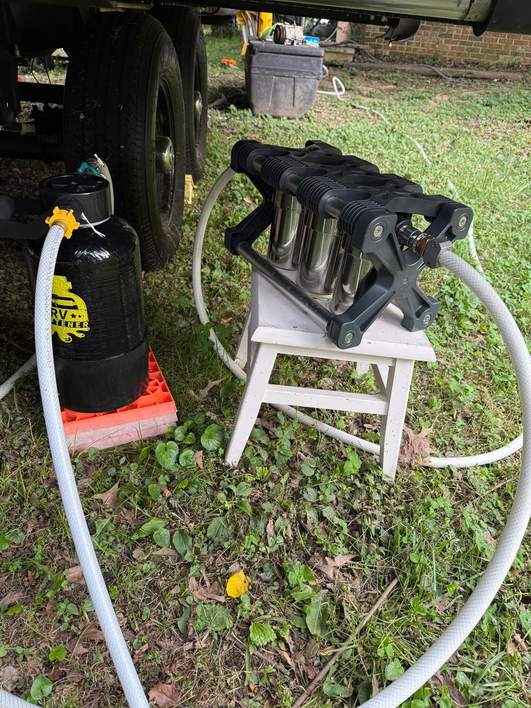 Customer photo review of GlacierFresh AUQAGO 3-Stage RV Water Filter System - Premium Filtration for RVs & Campers