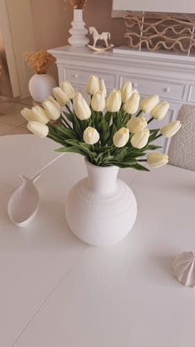 Customer photo review of Tulipes - Blanc (25 Tiges)