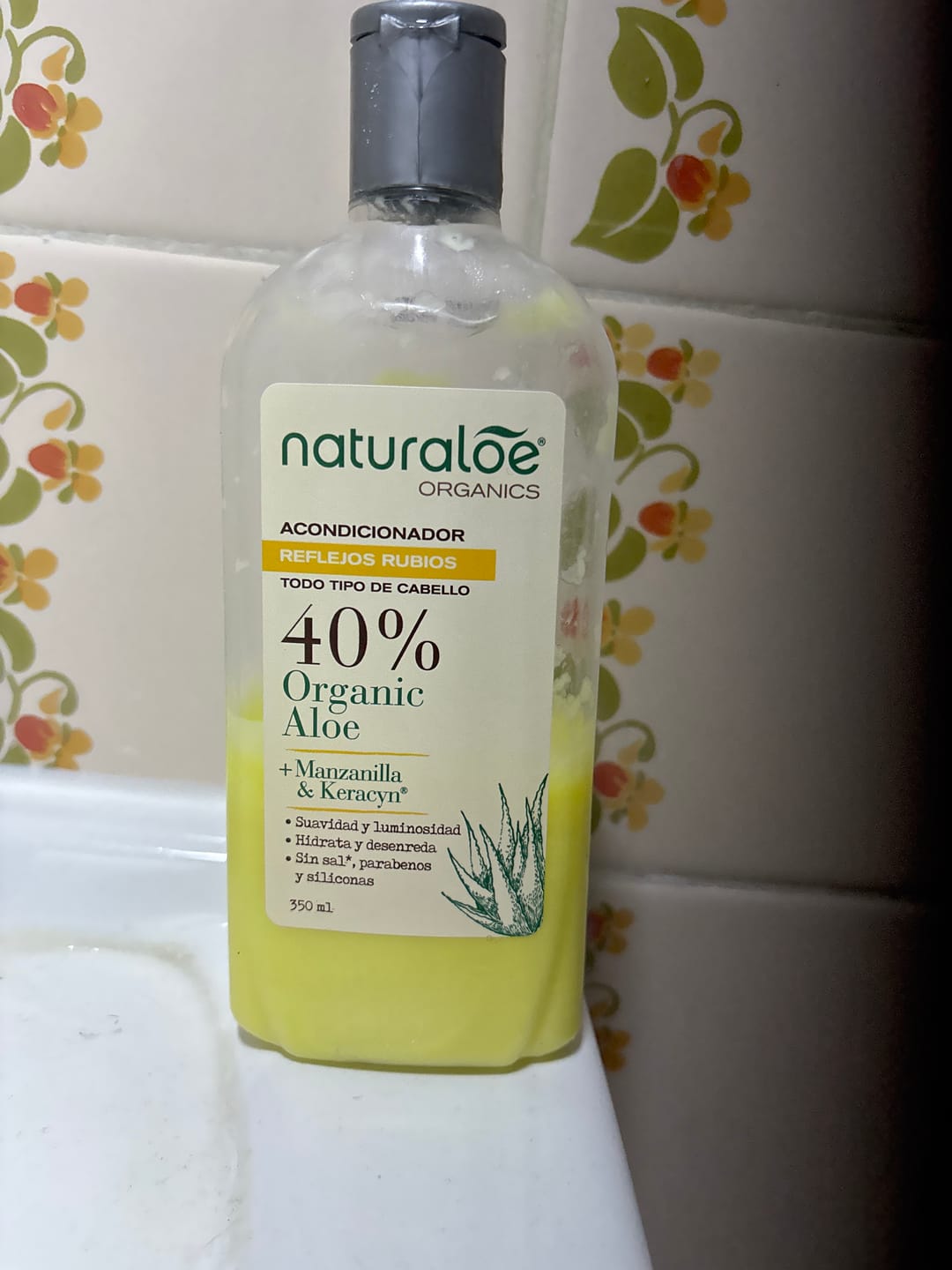 Customer photo review of Acondicionador Reflejos Rubios 350ml