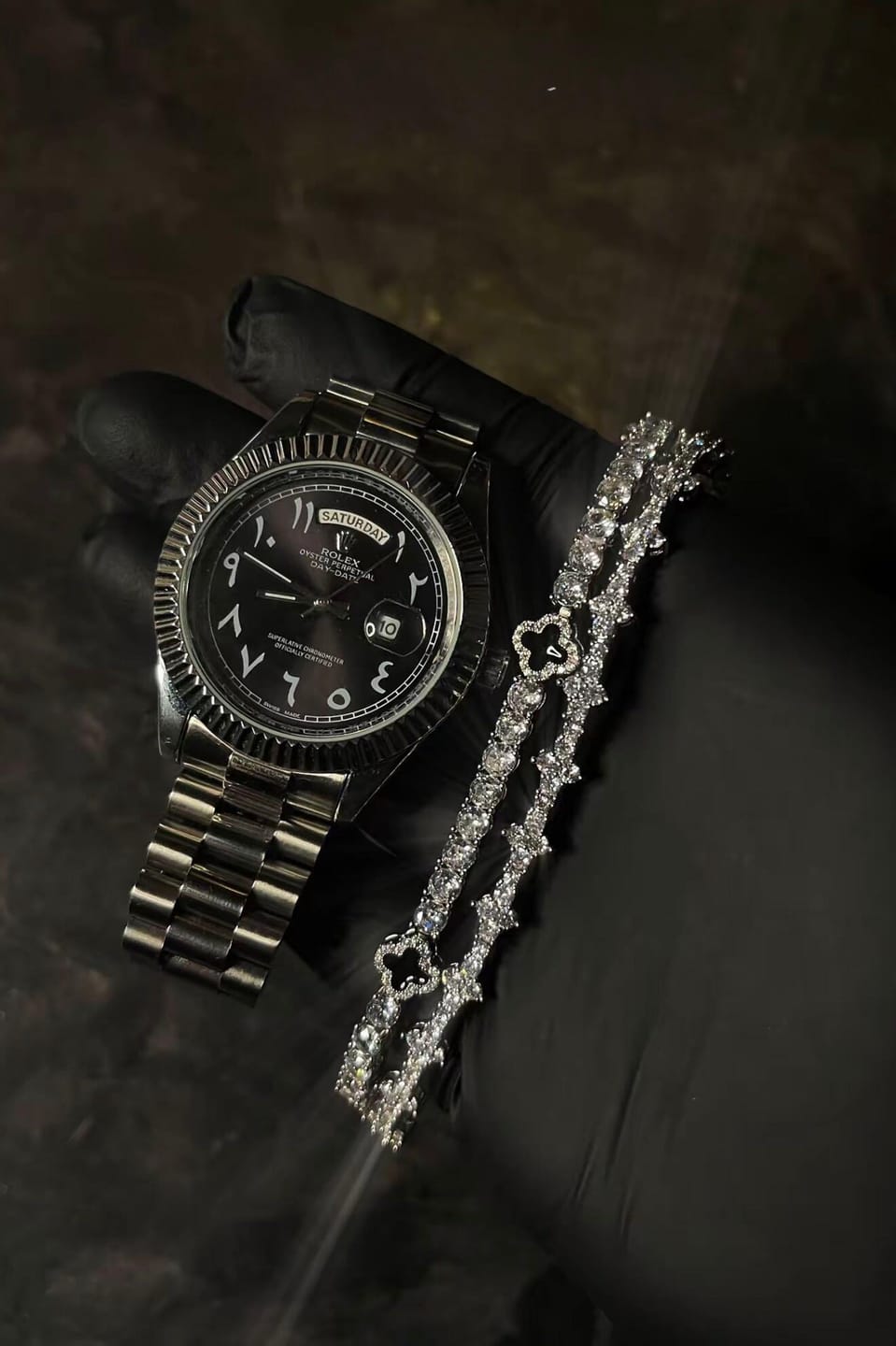 Customer photo review of Honeycomb Bracelets