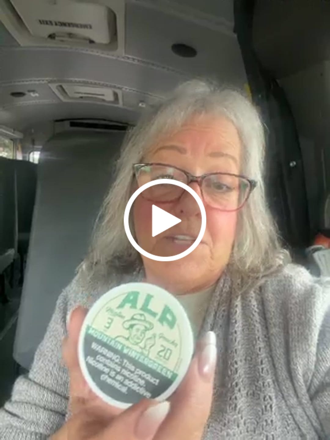 Customer video review of Mountain Wintergreen Nicotine Pouches