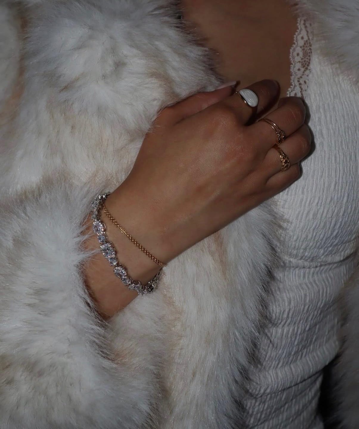 Customer photo review of Multi-Stone Bracelets