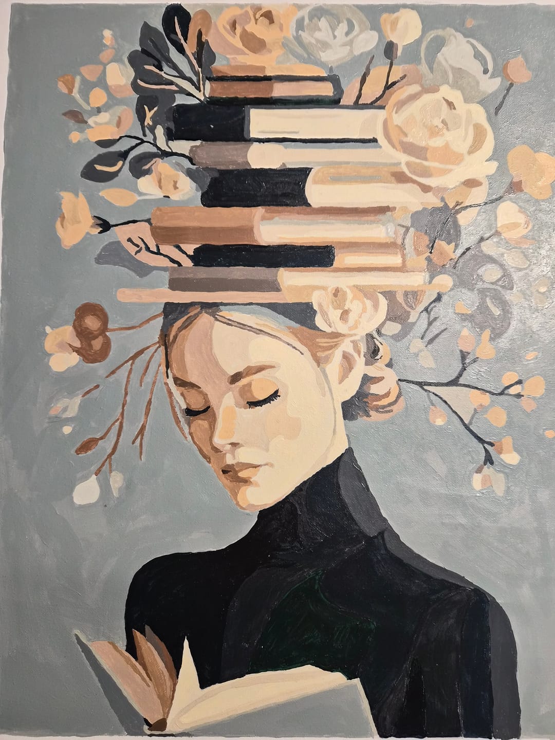 Customer photo review of Book garden | Paint by Number