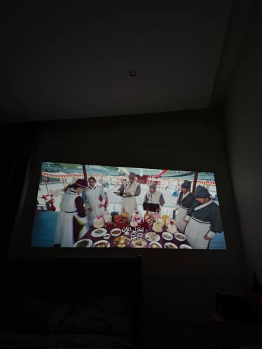 Customer photo review of MovieHub™ Wireless Projector 2026 Edition