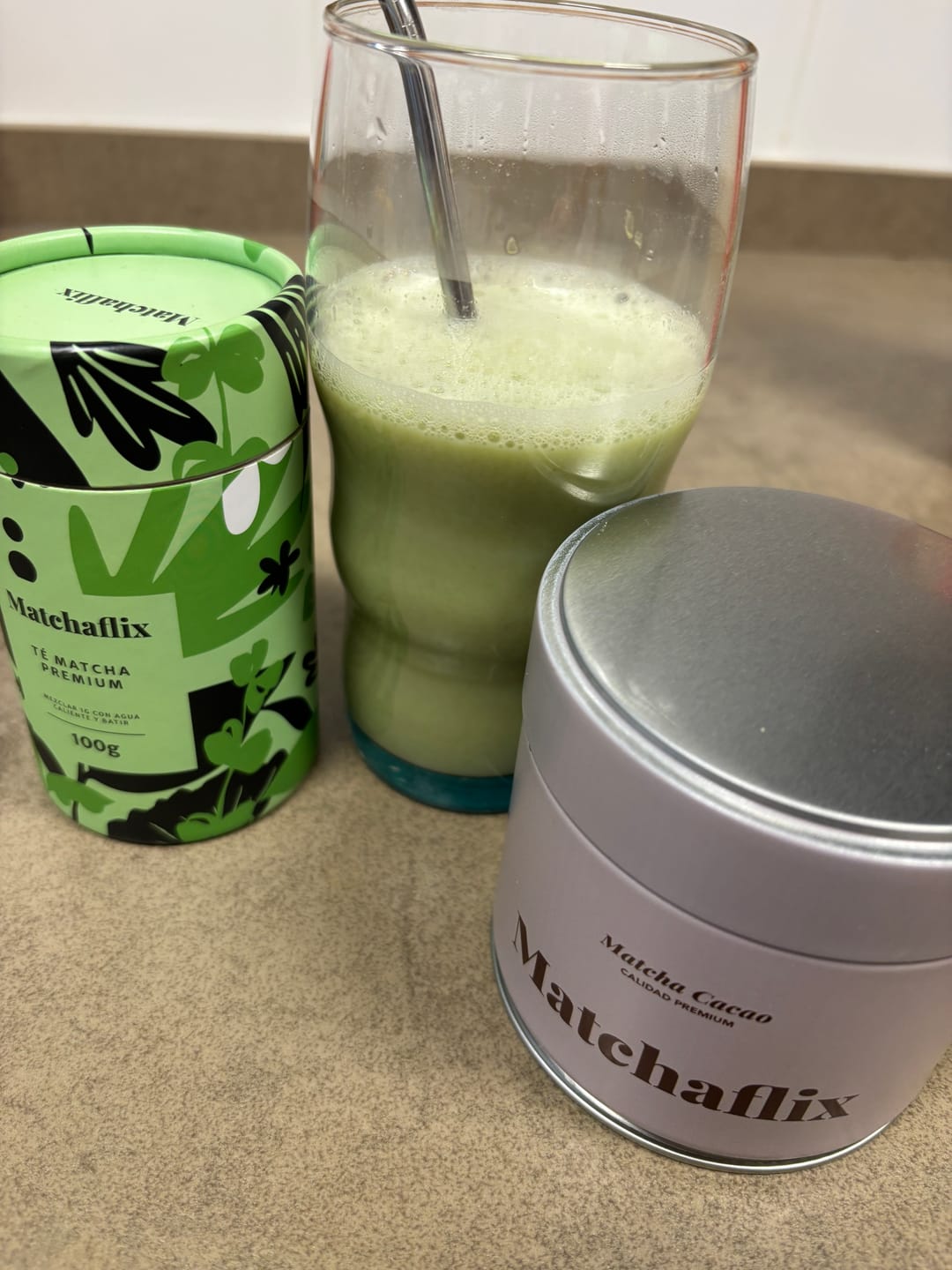 Customer photo review of Té Matcha Premium 100%