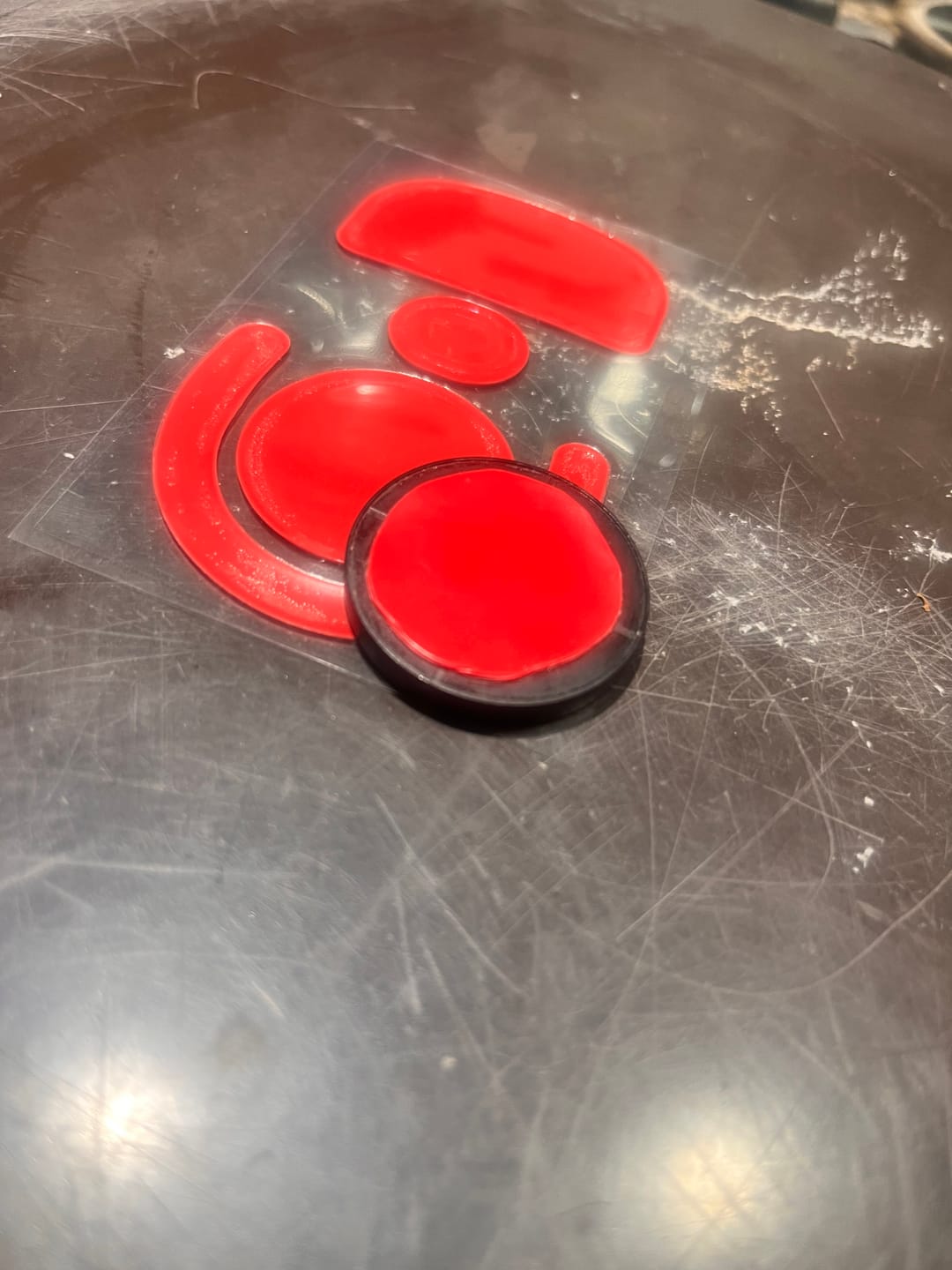 Customer photo review of X-Raypad Obsidian Mouse Skates