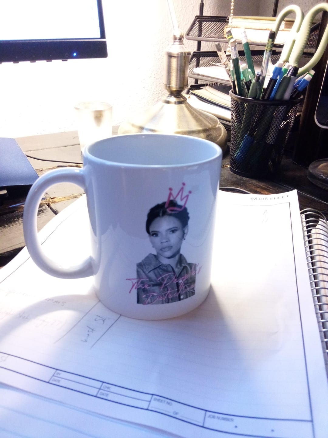 Customer photo review of People's Detective Mug