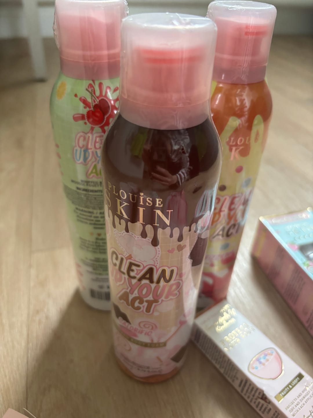 Customer photo review of Clean Up Your Act Whipped Body Foam Trio