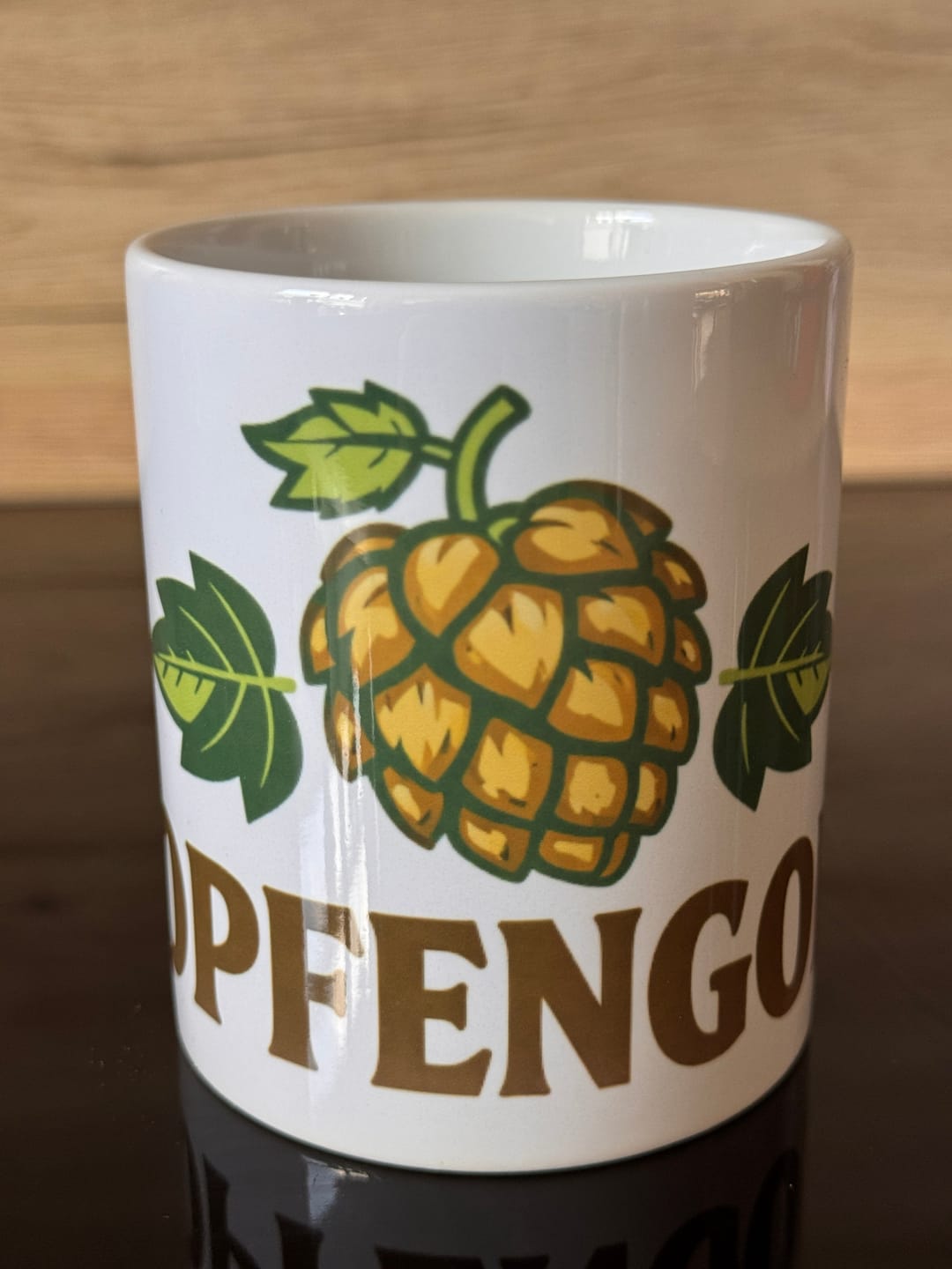 Customer photo review of Keramik Tasse Two Tone 330ml mit Werbeaufdruck