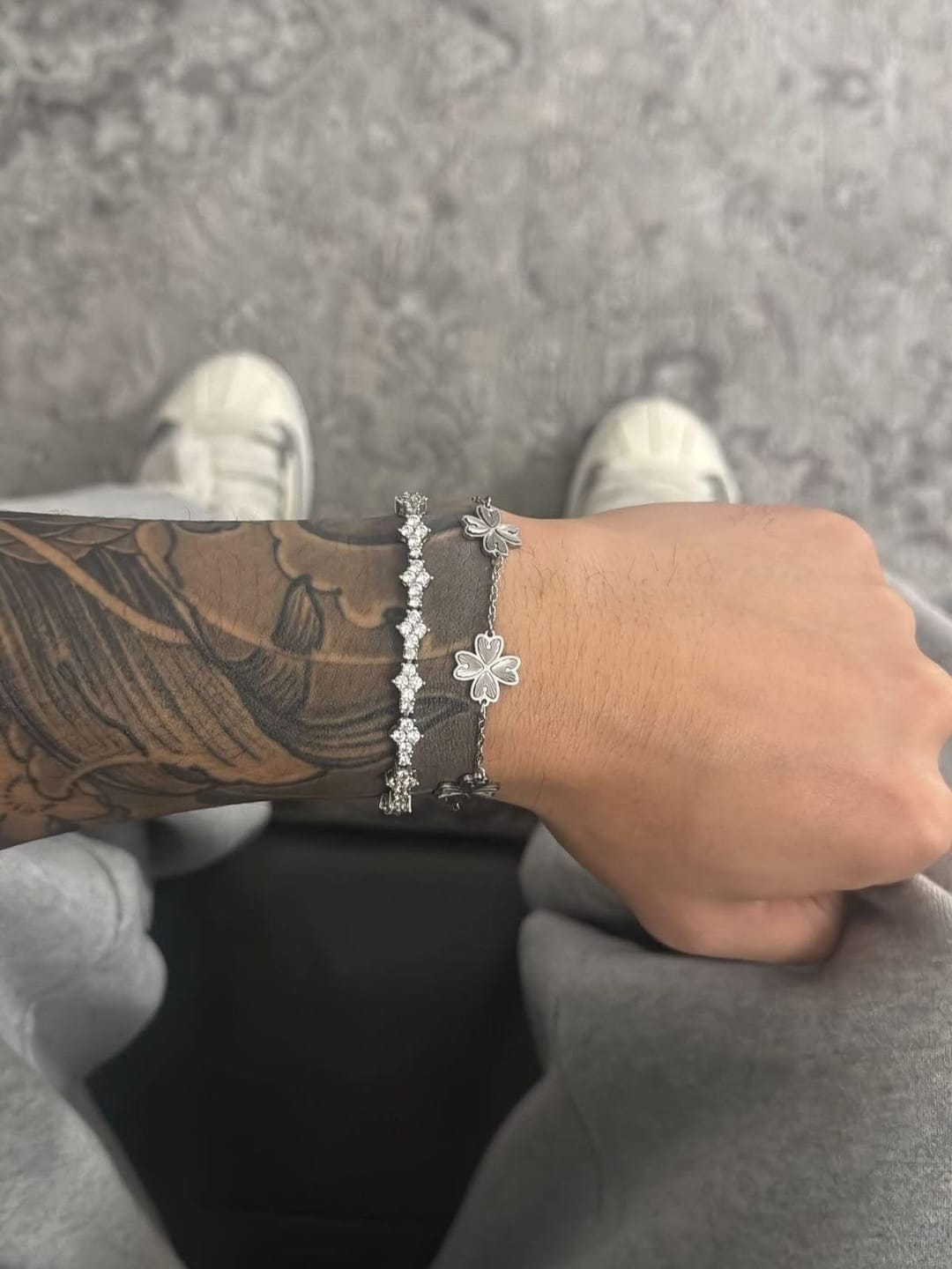 Customer photo review of Honeycomb Bracelets