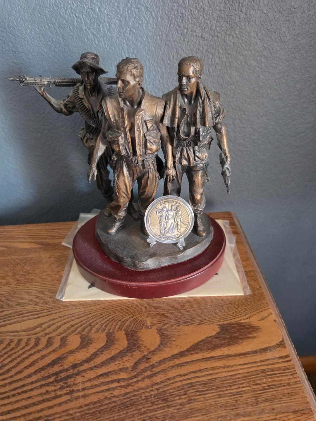 Customer photo review of Vietnam Veteran Coin