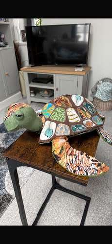 Customer photo review of Mr. T   Sea Turtle  PDF Pattern  Approx 46cm